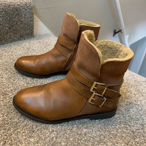 Brown Boots with Buckles